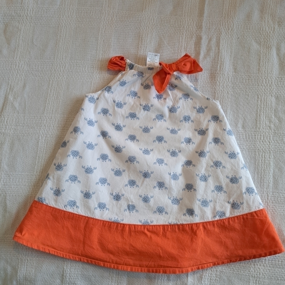 Gymboree girls 6-12 months Cute on the Coast lined dress